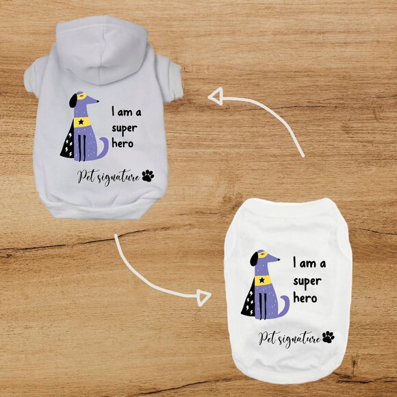 Other - Custom Super Hero dog shirt/hoodie